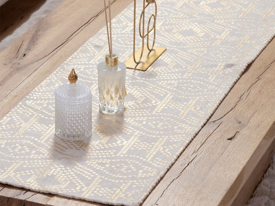 Runner Χριστουγεννιάτικο Glam 45X150 Gold Nef-Nef Homeware 45X150