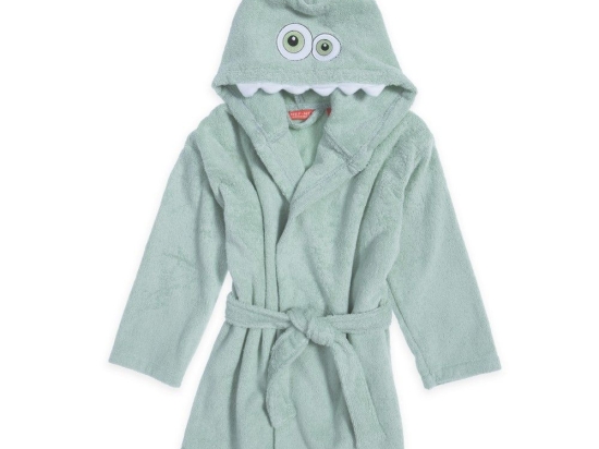 Μπουρνούζι Βρεφικό Alphabet Monster Pistachio Nef-Nef Homeware