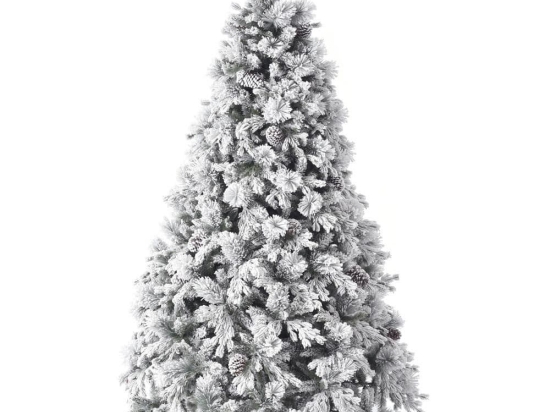 Χριστουγεννιάτικο Δέντρο Flocked Alaska 67531 210cm (2155tips) White-Green