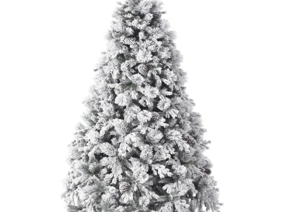 Χριστουγεννιάτικο Δέντρο Flocked Alaska 67532 240cm (2850tips) White-Green