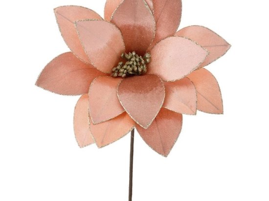 Λουλούδι - Κλαδί Αλεξανδρινό 75481 Φ27x55cm Pink-Gold