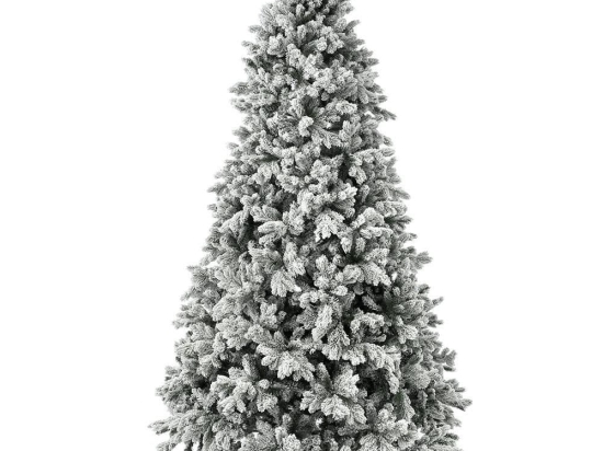 Χριστουγεννιάτικο Δέντρο Flocked Sugar Pine 78100 270cm (4656tips) White-Green