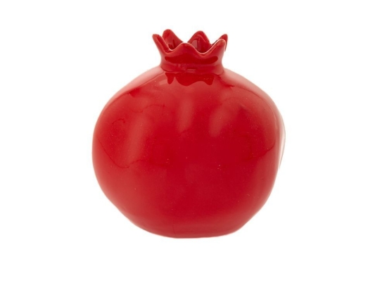 Ρόδι Κεραμικό 86528 Φ12cm Red