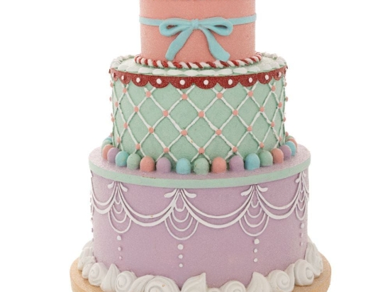 Χριστουγεννιάτικη Διακοσμητική Φιγούρα Cake Gingerbread 87221 26x26x31cm Multi