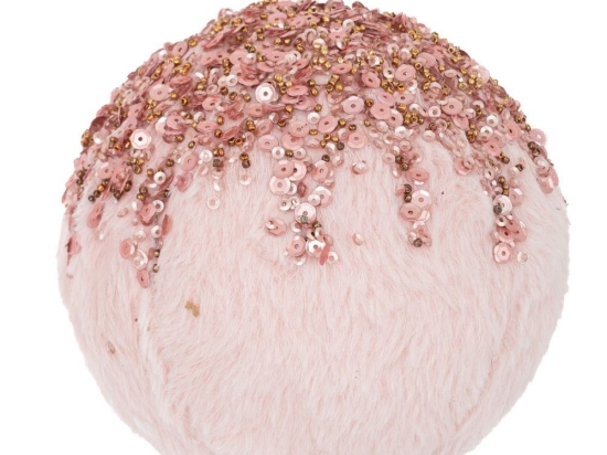 Χριστουγεννιάτικη Μπάλα 87916 12cm Pink