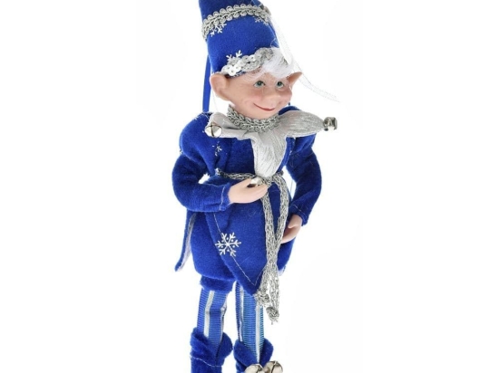 Χριστουγεννιάτικη Φιγούρα Ξωτικό Elf 75694 30cm Blue