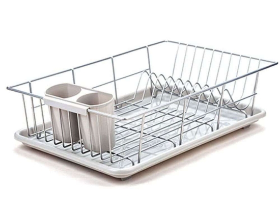 Πιατοθήκη Μεταλλική Misty 10-186-016 48cm Silver Nava Μέταλλο