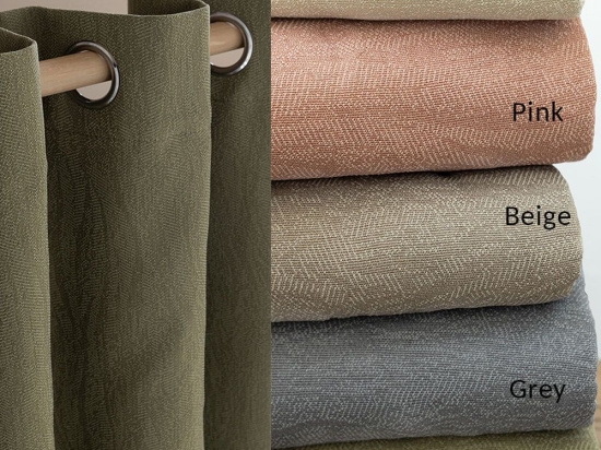 Κουρτίνα Amy Με Τρουκς Beige Palamaiki 140X260 Πολυέστερ
