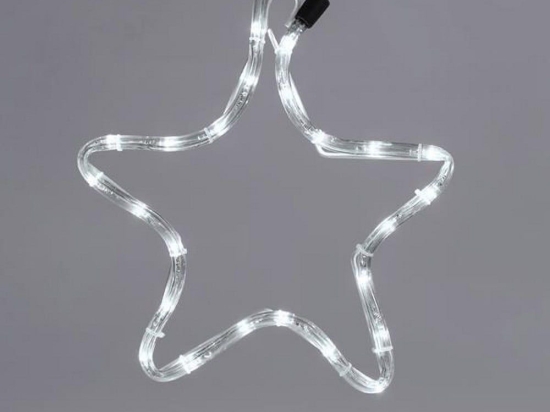 Φωτοσωλήνας Αστέρι Led 600-20200 32x29cm 8000-12000K IP44 Clear