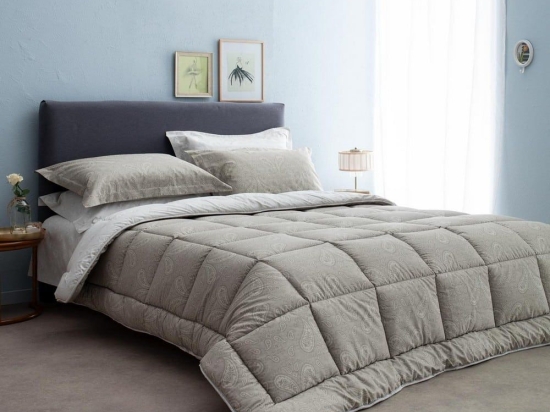 Πάπλωμα Firenze-2 Beige Vesta Home Υπέρδιπλο 220x230cm 100% Silicon Ballfiber