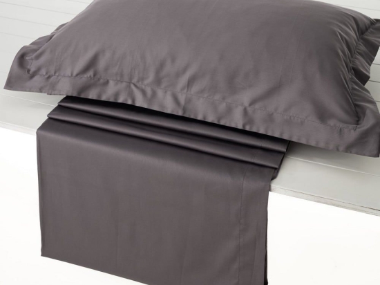 Σεντόνι Athena-305 Grey Vesta Home Υπέρδιπλo 240x270cm 100% Βαμβακοσατέν