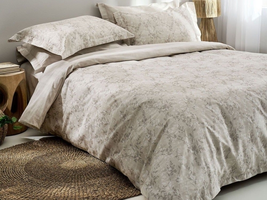 Σεντόνια Torino-2 (Σετ 4τμχ) Sand Vesta Home King Size 280x270cm 100% Βαμβακοσατέν