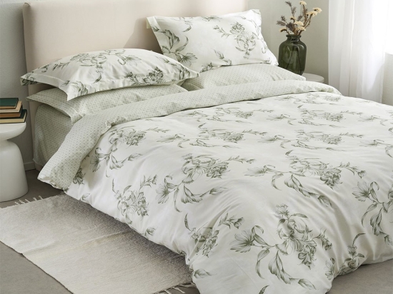 Σεντόνια Victoria-2 (Σετ 4τμχ) Mint Vesta Home Υπέρδιπλo 240x270cm 100% Βαμβακοσατέν