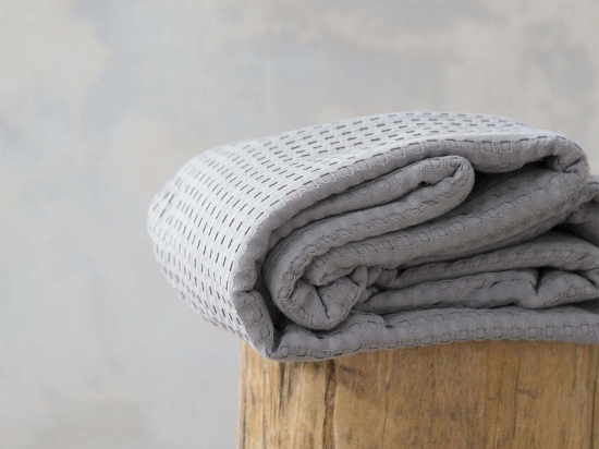 Κουβέρτα Habit - Gray Nima King Size 240x260cm 100% Βαμβάκι