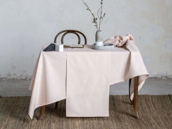 Τραπεζομάντηλο - Airy Pink Nima 150X150 100% Βαμβάκι
