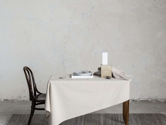 Τραπεζομάντηλο - Saha Beige Nima 150X190 100% Βαμβάκι