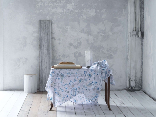 Σουπλά Σετ 2τμχ - Desire White-Blue Nima 35x50cm 100% Βαμβάκι