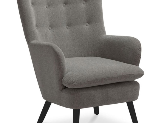 Πολυθρόνα Oslo 01-1683 70x80x105cm Black-Grey