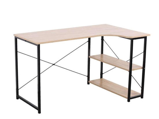 Γραφείο Edge Sonoma-Black 120x73x75cm 28-0122