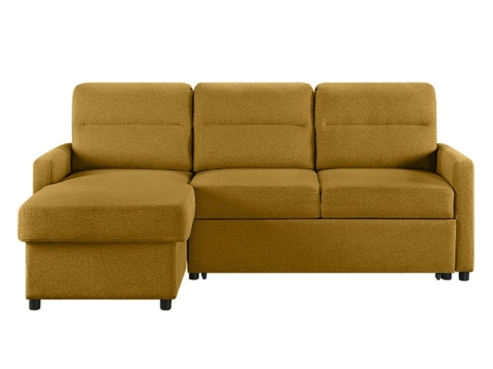Καναπές Κρεβάτι Γωνία Tucan Mustard 213x148xH93cm 01-2091 Ύφασμα