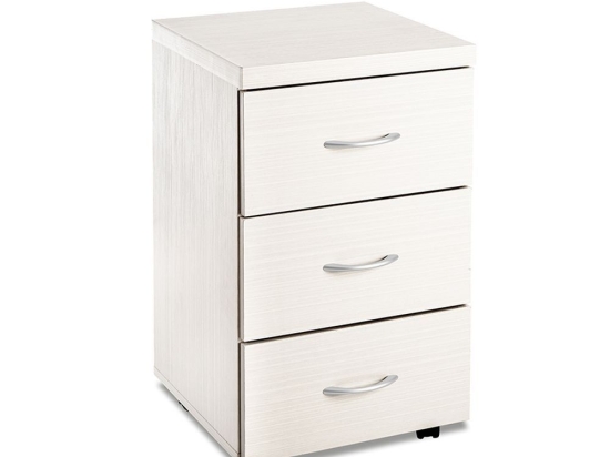 Συρταριέρα Lines 24-0530 Με 3 Συρτάρια 39x38x65.5 White