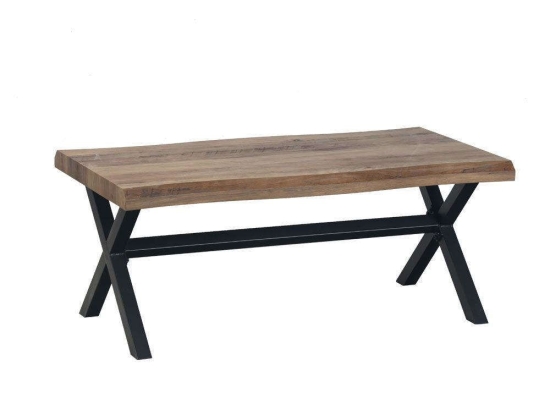 Τραπέζι Σαλονιού Brick 04-0564 110x60x45cm Brown-Black