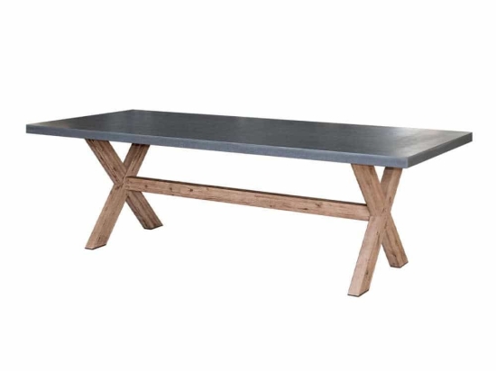 Τραπέζι Camiro 22-0063 180x90x75cm Cement