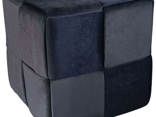 Σκαμπό Mad 16-0597 43x43x42cm Black