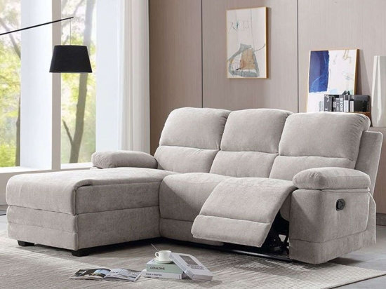 Καναπές Γωνιακός Relax (Αριστερή Γωνία) 01-3321 212x156x96cm Beige