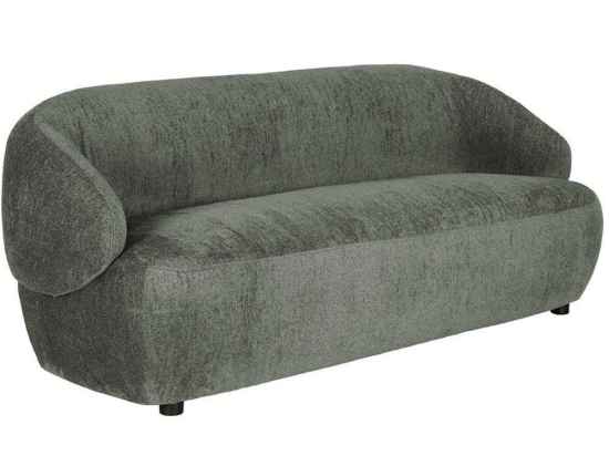 Καναπές Τριθέσιος Μπουκλέ Boomerang 01-3360 193x80x72cm Olive