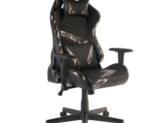 Καρέκλα Γραφείου Gaming Dyskord Pattern 50x74x127/137cm Army Pattern-Black