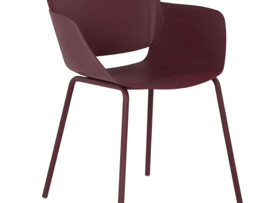 Πολυθρόνα Sedia 27-0212 58x52x79,5cm Brown Μέταλλο,Πολυπροπυλένιο