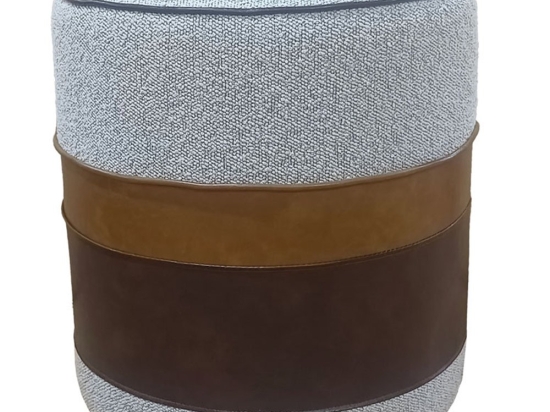 Σκαμπό Connect 16-0699 40x40x43 Beige-Brown