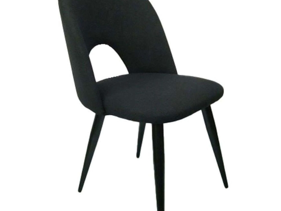 Καρέκλα Commodo 03-1116 47x56x86,5cm Black Μέταλλο,Ύφασμα