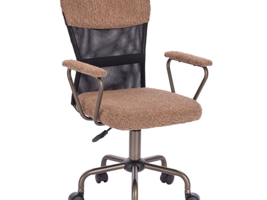 Καρέκλα Γραφείου Bell 25-0723 54x52x92 Light Brown-Gunmetal