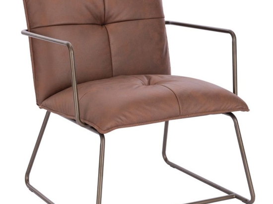 Πολυθρόνα Επισκέπτη Standby 01-3390 65x67x81cm Brown