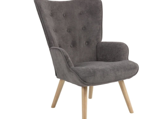 Πολυθρόνα Amica 01-3437 69x75x96 Grey