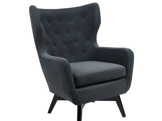 Πολυθρόνα Mega 01-3461 75x83x103 Dark Grey