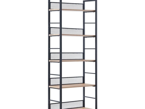 Βιβλιοθήκη Nest 28-0314 60x28x154 Natural-Black