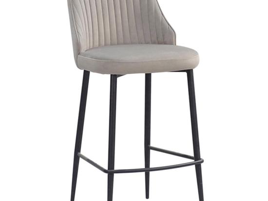 Σκαμπό Bar King 26-0057 44x53x95 Beige-Black