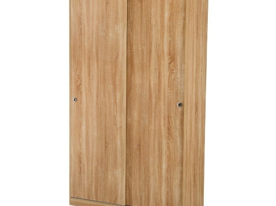 Ντουλάπα Key 06-0121 Δίφυλλη 120x50x200 Natural Δίφυλλη