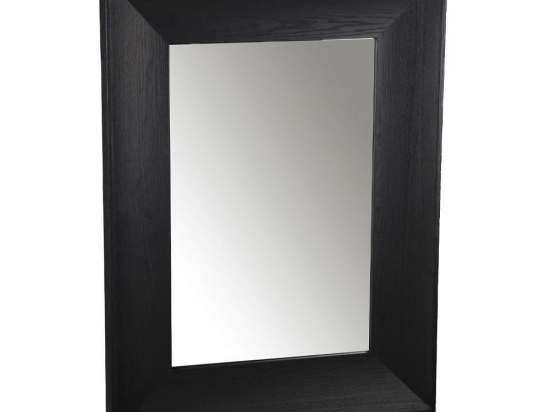 Καθρέπτης Τοίχου Tube 11-0617 95x7.5x126 Black Mdf,Μέταλλο