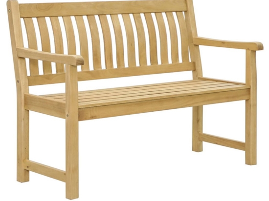 Παγκάκι Garden 22-0228 120x59.5x88cm Natural Διθέσιος