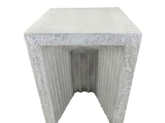 Τραπεζάκι Σαλονιού Βοηθητικό Gate 04-1187 34x34x47 Cement