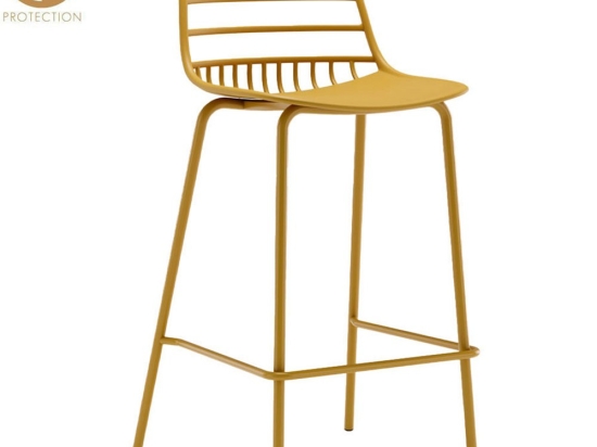 Σκαμπό Candy 26-0069 44x40x88 Yellow