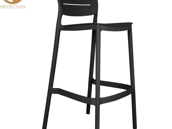 Σκαμπό Bar Zurich 26-0071 50x48.5x103.5 Black