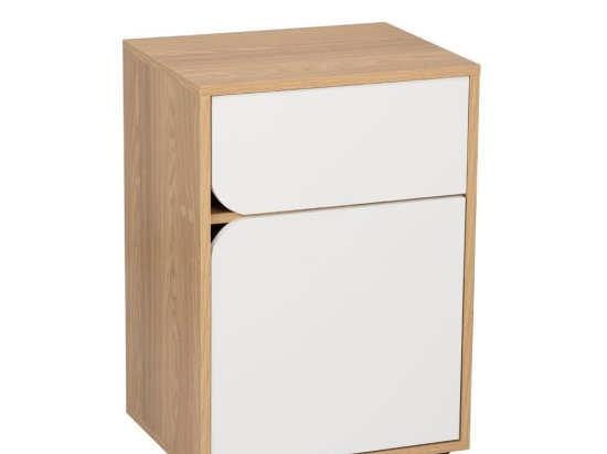 Κομοδίνο Smile 2 09-2123 45x35x63.5 Sonoma-White