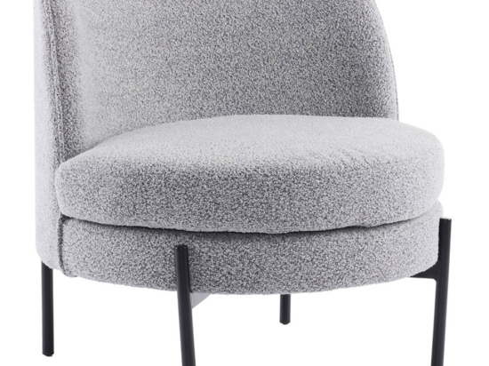 Πολυθρόνα Cesta 01-3539 71.5x72x71.5cm Black-Grey