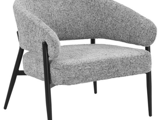 Πολυθρόνα Moritz 01-3571 73x72x75cm Black-Grey