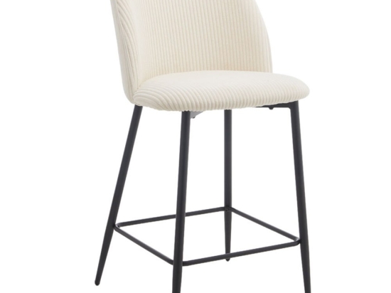Σκαμπό Bar Muse 26-0081 50x54x98 Cream-Black
